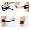 Handgelenkbandage für TFCC-Risse Nylon Verstellbar Ultra Dünne Kompressions-Handgelenkstütze für Schmerzen im ulnaren Handgelenk Handgelenkumfang Innerhalb 22,5 cm Schwarz