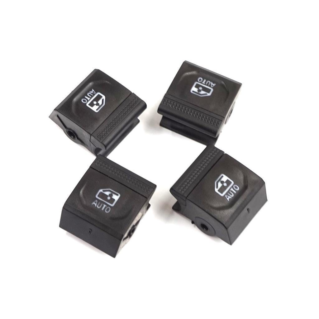 EDP1210-2 4 Stück Fensterheberschalter-Reparaturknopfabdeckung für Renault Clio MK5 Captur MK2 5-Türer 254107073R
