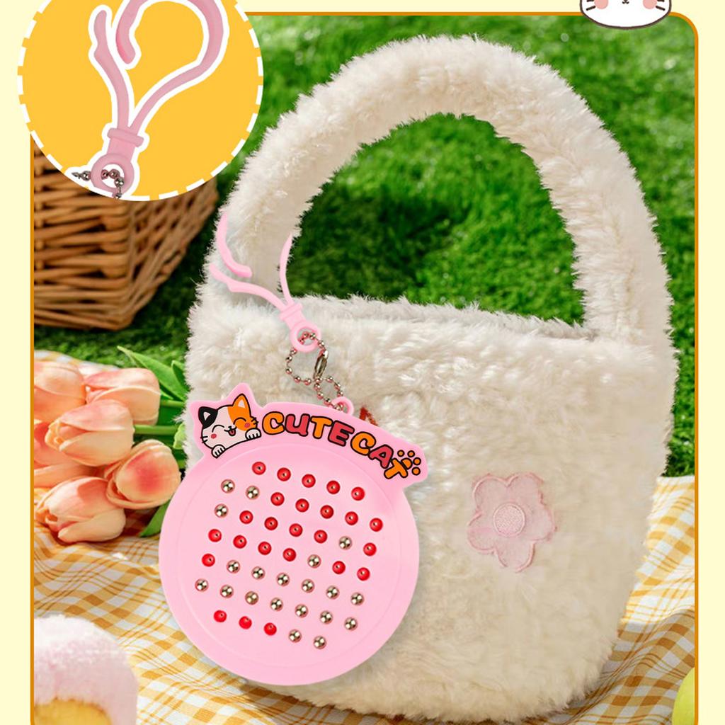 Magnetic Drawing Board Keychain Toy Bag Pendant Fun Keychain Pendant Jewelry Fashion Accessories Creative Gift
