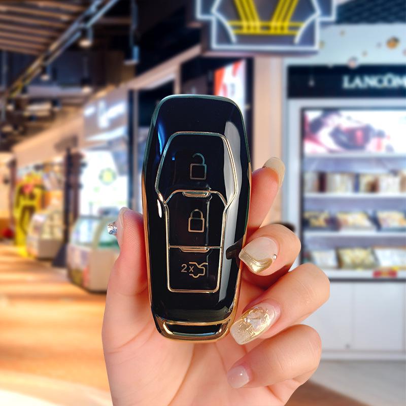 High-Grade Key Case for Ford Mondeo, Mustang, Edge, Kuga, Explorer, Taurus.