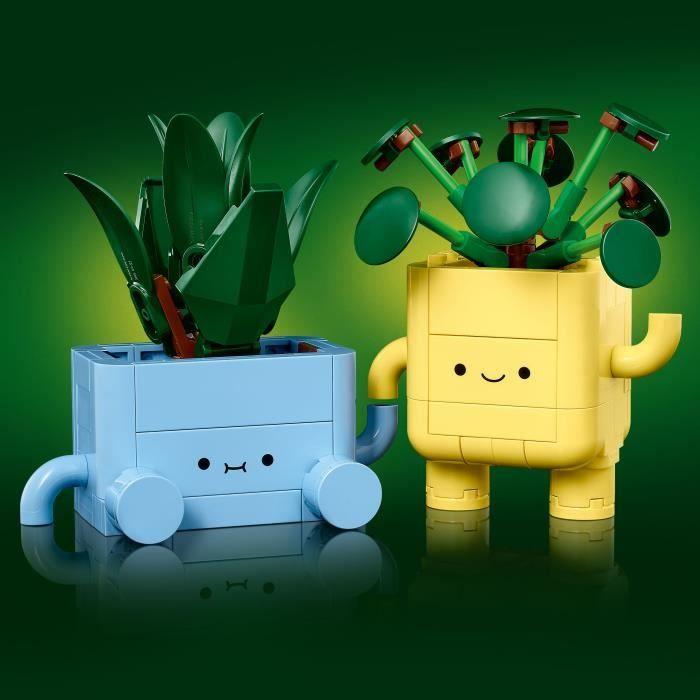 LEGO Botanicals 10349 Petites Plantes Souriantes - Jeu de Construction dès 9 ans