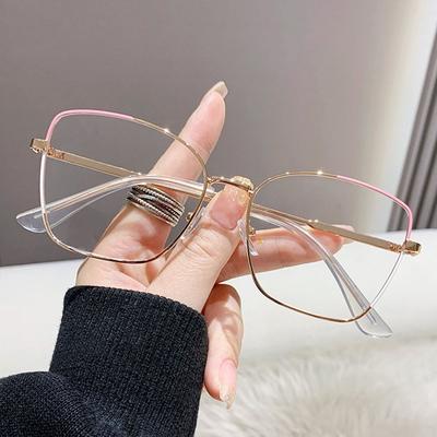 Ochelari de vedere pentru femei, care blochează lumina albastră, ochelari optici, protecția ochilor pentru computer, ochelari de modă din sticlă