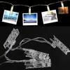 Photo Clip Fairy Lights Multicolor Led String Festoon Lights Battery Powered Wedding Hoilday Lighting Wedding Wall Room Decorati