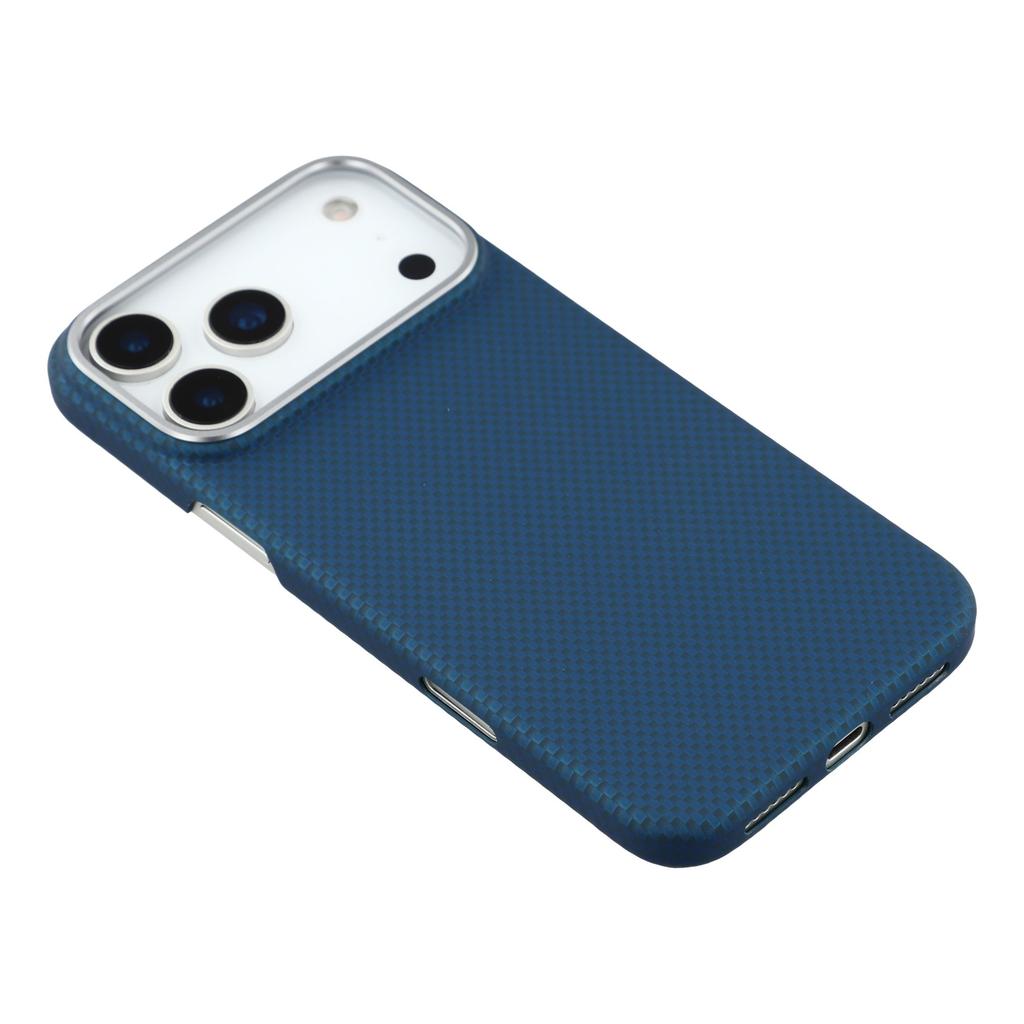 X-LEVEL For iPhone 17 Pro Case Compatible with MagSafe Carbon Nanofiber+Metal Lens Frame Phone Cover