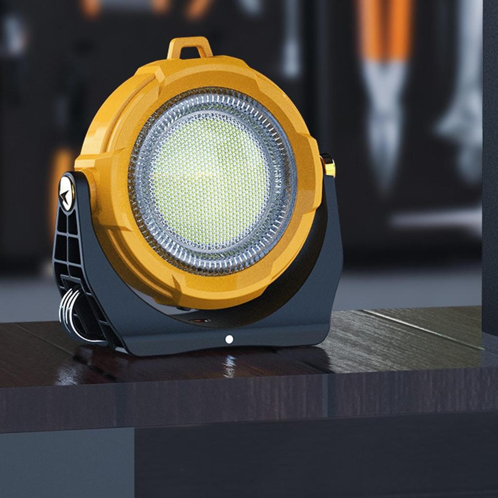 LED Work Light RGB Magnetic Flashlights Mechanics Waterproof Bright Solar LED Lamp Multi-mode For Workshop Camping Job Site