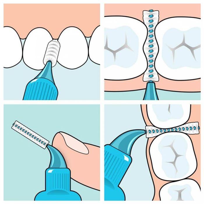 Tepe brossette interdentaire eco-responsable iso 3 / 0,6mm 20 brossettes