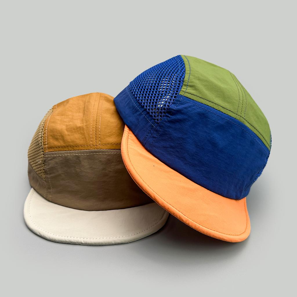 Five-Piece Quick-Drying Color Matching Baseball Cap For Men And Women Outdoor Breathable Casual Versatile Retro Cap