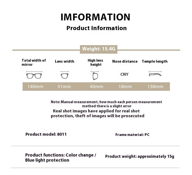 Photochromic Reading Glasses 0 to +4 0 Anti Blue Light UV Protection Presbyopia Glasses for Men Women