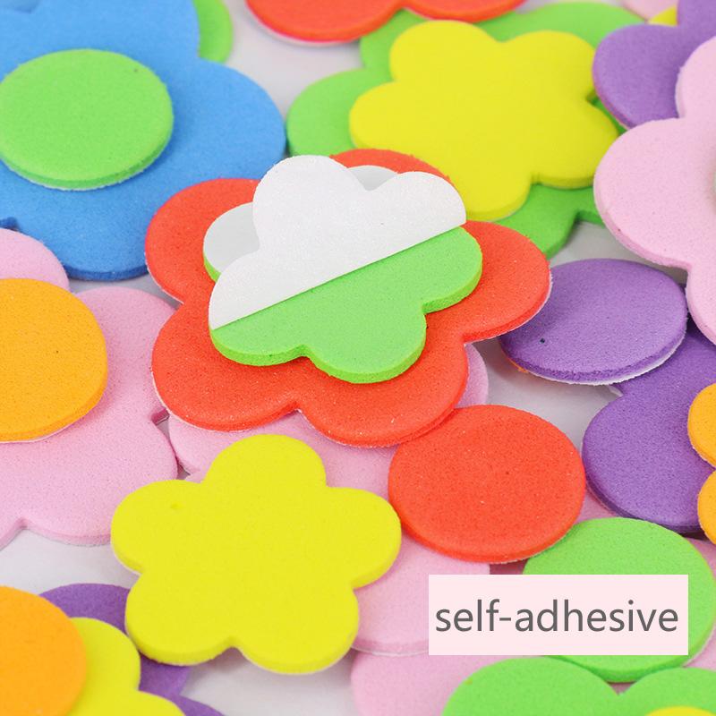 Bunte handgemachte DIY EVA Schwammaufkleber Kinderhandwerksmaterialien Selbstklebender 3D Aufkleber