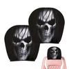 Scary Headrest Covers 2 Pieces Spooky Funny Halloween Protective Case Car Interior Decor For Trick Treat Holiday Party Accessory