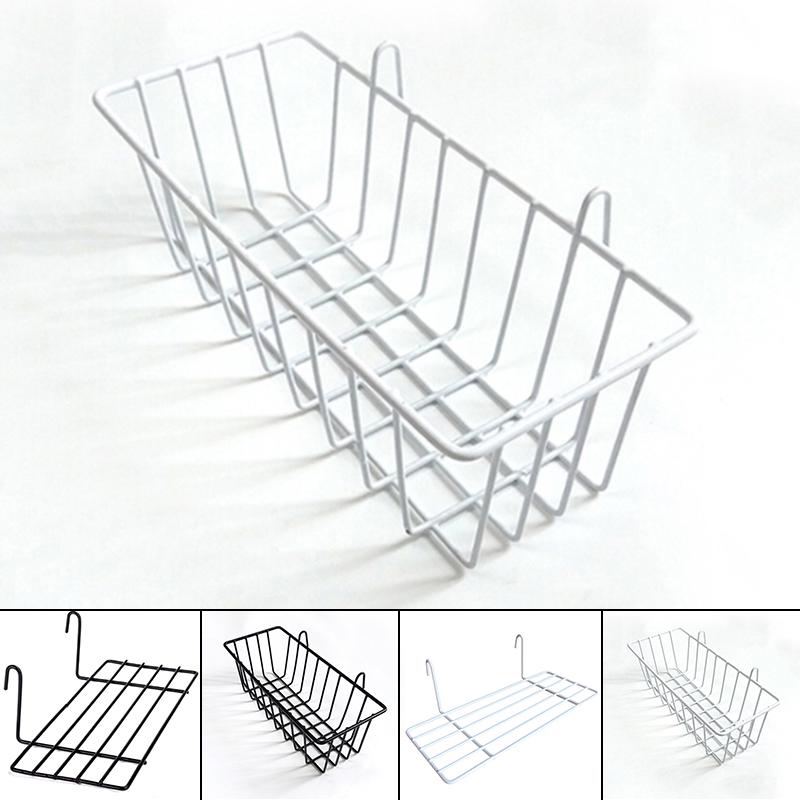 Home Wall Storage Rack with Hanging Basket for Small Items Storage