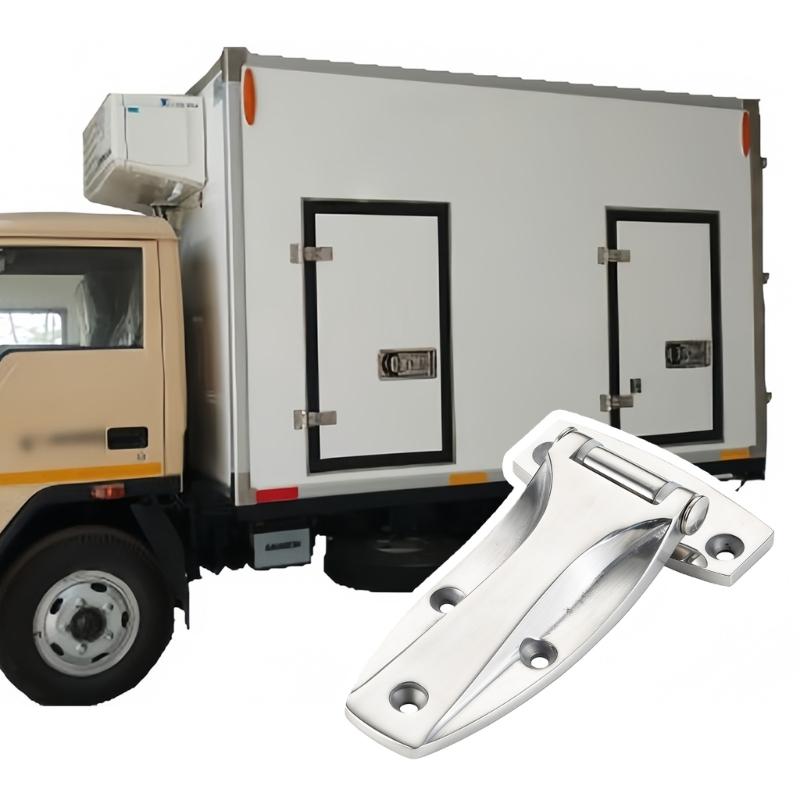 Hochbelastbares Edelstahl-Gefriertürscharnier, ideal für LKW-Container, mit 180-Grad-Drehung, geräuscharm