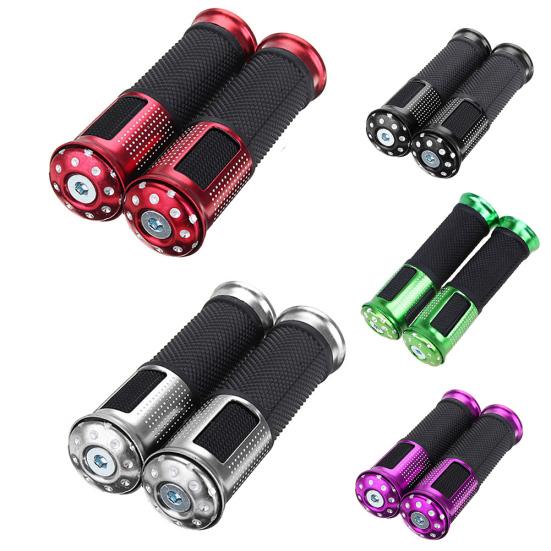 2Pcs Universal Motorcycle 22mm Handle Bar Hand Grips ATV for Honda Yamaha Suzuki