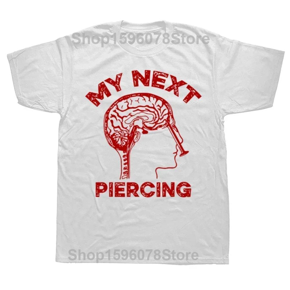 Ask Me About My Lobotomy T Shirt Funny Meme Joke Y2k Short Sleeve O-neck Unisex 100% Cotton T-shirts EU Size