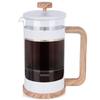 French Press Pot with Piston and Sieve for Coffee Tea Herbs 650 Ml