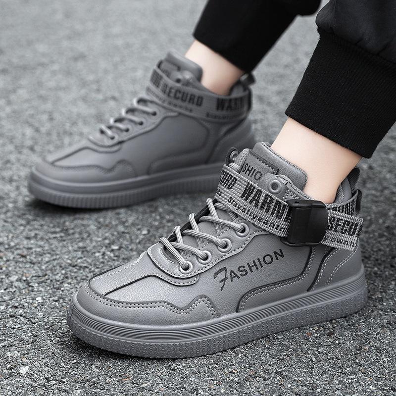 

Зимние бархатные уличные теплые хлопковые ботинки мужские средней и высокой посадки новые ботинки Мартина молодежная модная повседневная обувь для скейтборда 31