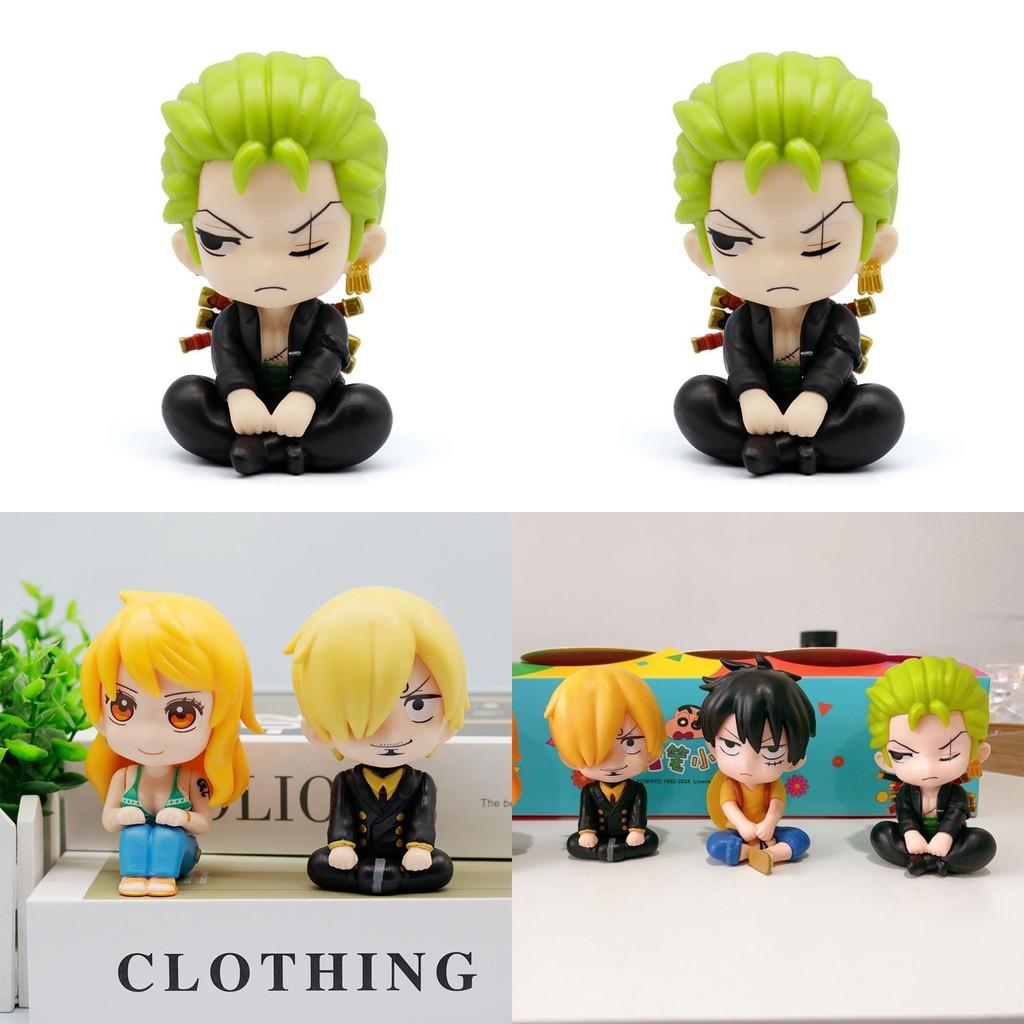 Whimsical One Piece Q Version Figurines Adorable Zoro Nami Sanji Luffy Collectibles