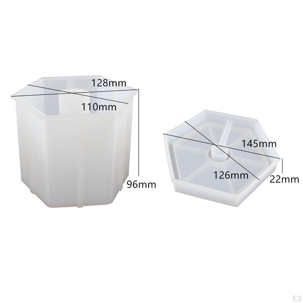 Uchwyt na światło Lampa stołowa Silikonowe formy Materiał żywiczny Sztuka Odlewanie epoksydowe na nocnym stoliku Ślub