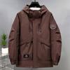 Plus Size 4XL-11XL Autumn Waterproof Trench Coat for Men Windbreaker Casual Long Sleeve Oversize Men's Jackets Hooded