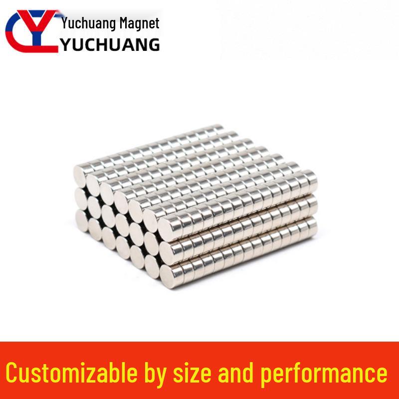 Neodym Järn Bor N35 8x3 Runda Magnetiska Skivor - Starkt Magnetiskt Stål för Leksaker