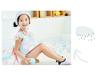 Bright Crystal Princess Mermaid Swimsuit – Cute Korean Skirt Style for Girls