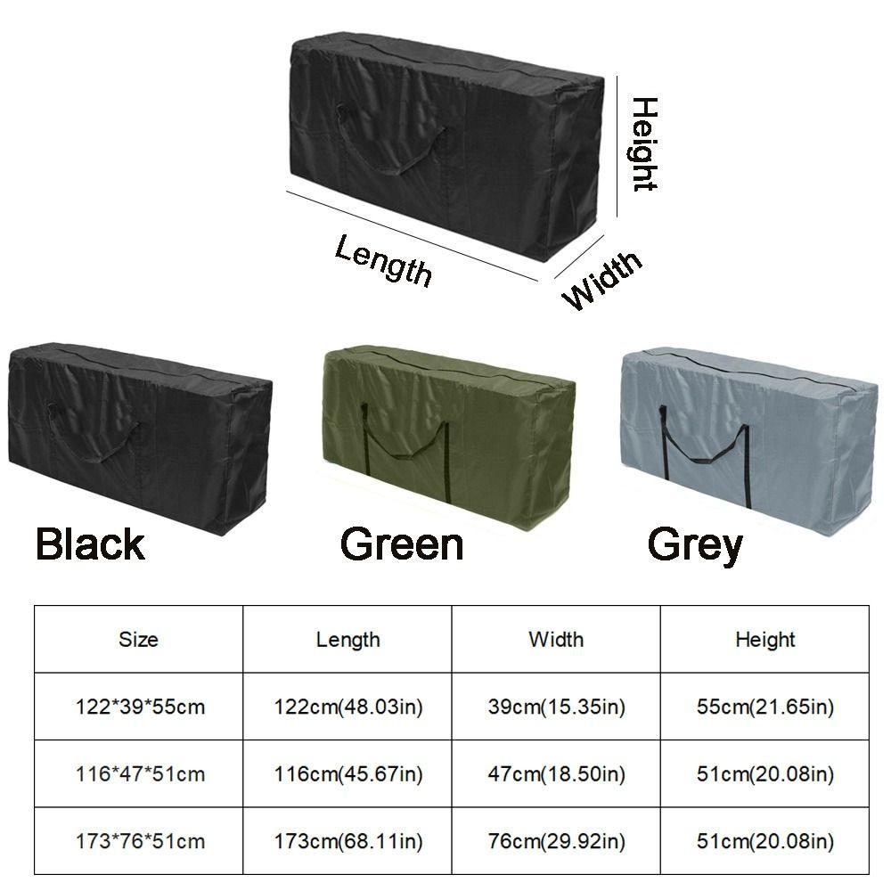 Waterproof Furniture Cushion Storage Bag Oxford Cloth Cushion Duffel Bag  Patio Sofa