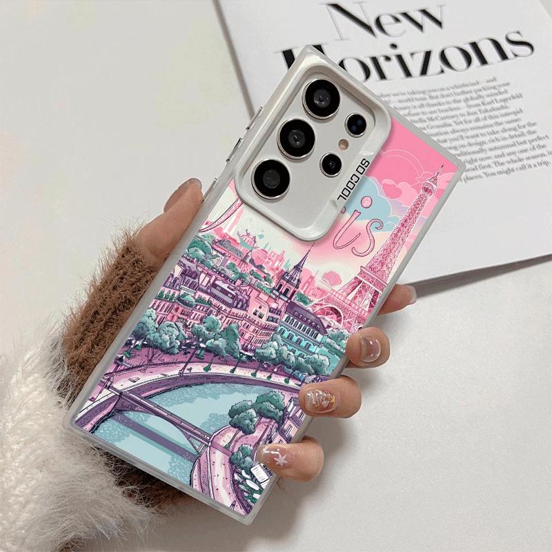France Eiffel Tower Paris Shockproof Phone Case for Samsung Galaxy S26 Edge S25 Ultra S24 FE S23 Plus S21 Cover Anti Fall Fundas