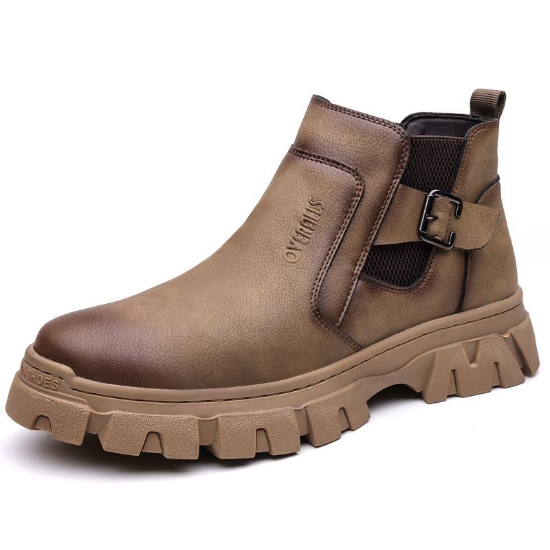 Martin Boots Men's New Men's Fashion Trend Chelsea Boots Casual Simple Boots Men's Shoes