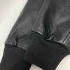 COACH F78473 Black Wool x Leather Signature Blouson Jacket Jacket XS blackUsed