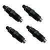 4Pcs Fuel Injector 093500-5700 23600-69105 For Toyota Land Cruiser