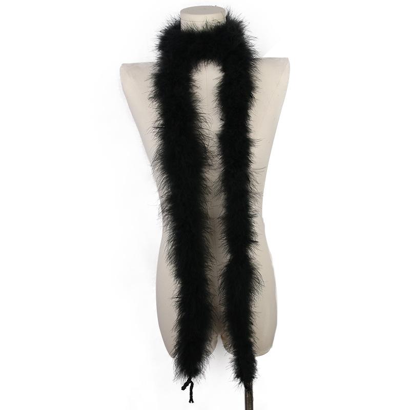 Thickened Encrypted Large Turkey Feather Strips Colored Top Scarves Stage Performance Costume Accessories