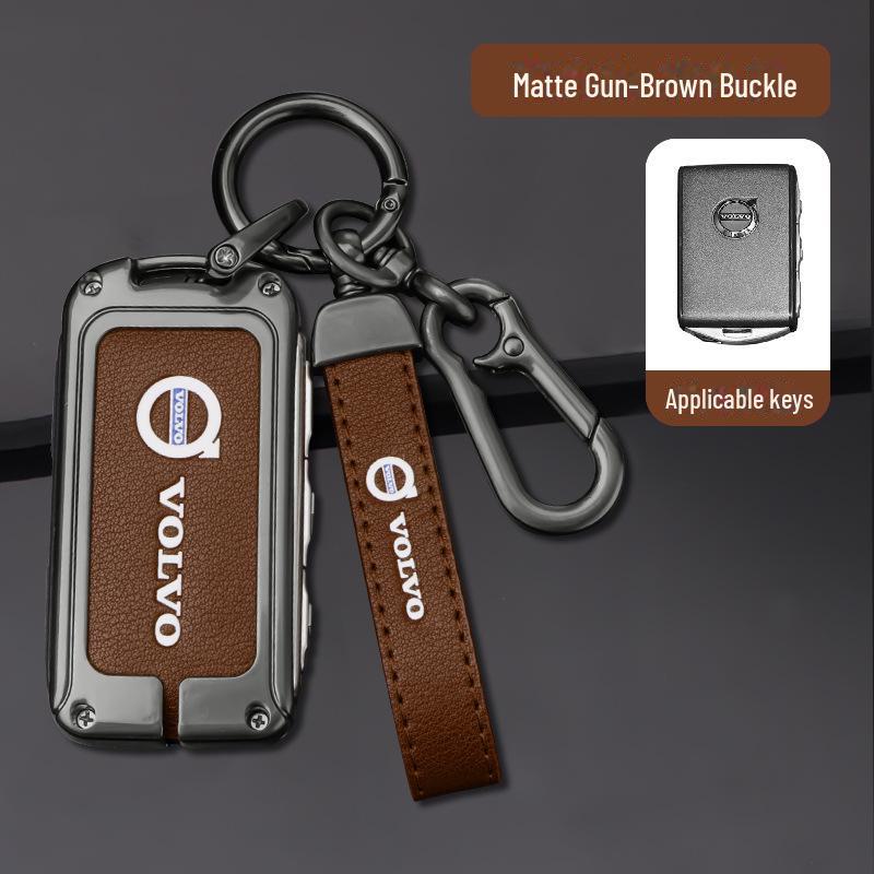 Volvo Key Cover for XC60 & S90: Car Accessories Shell for XC90, XC40, S60L - Buckle Bag Included