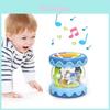 Infant Unicorn Musical Rattle With Light Effects And Hand Clap Function For Toddler Education
