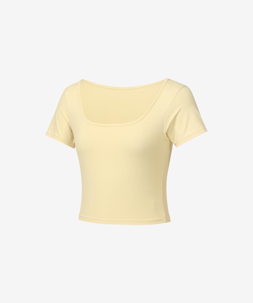 GRANDE LINE Elsoft Square Neck Crop Top_10 Colors