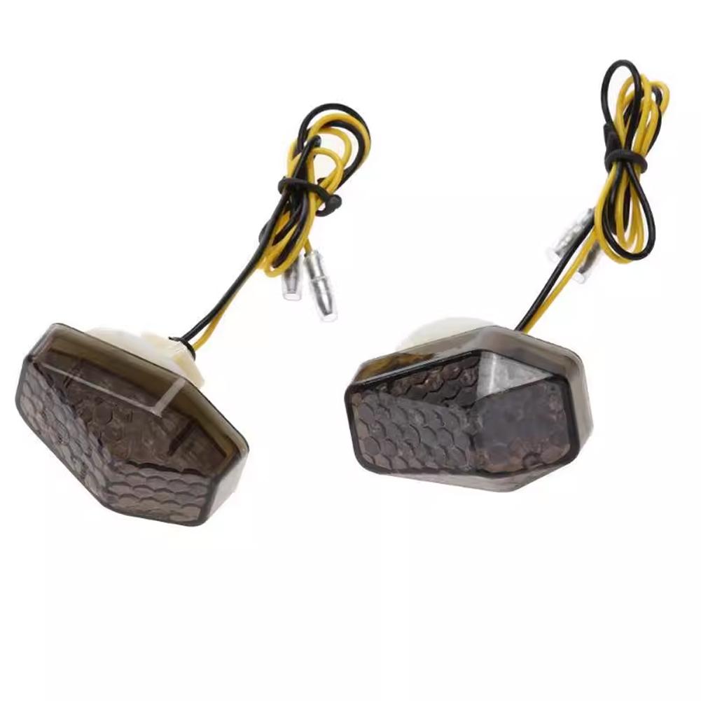 2ks DC 12V Motocyklové LED směrové světlo Motorové indikační světlo Lampa Vhodné pro Kawasaki Suzuki Yamaha Honda