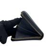 Used Michael Kors Purse / Zip Around Zip Around long walletPurse Navy/gold leather Women
