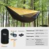 Traveler Anti-Tip Outdoor Hammock with Detachable Mosquito Net