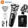 ENCHEN Blackstone 3D Electric Shaver – USB Rechargeable Cordless Rotary Shaving Machine with Floating Blade