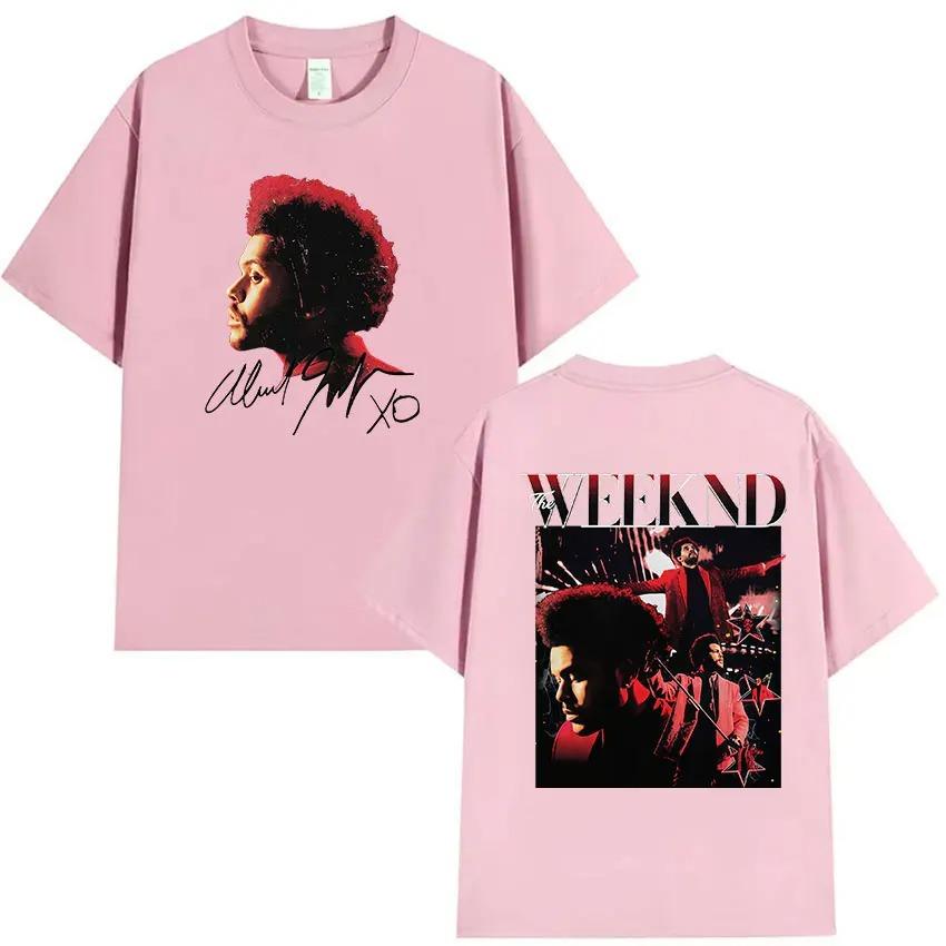 

Rapper The Weeknd XO Album 2026 Graphic TShirt Mens Gothic Retro Loose Cotton TShirt HipHop Pop Music Clothing Tshirts S