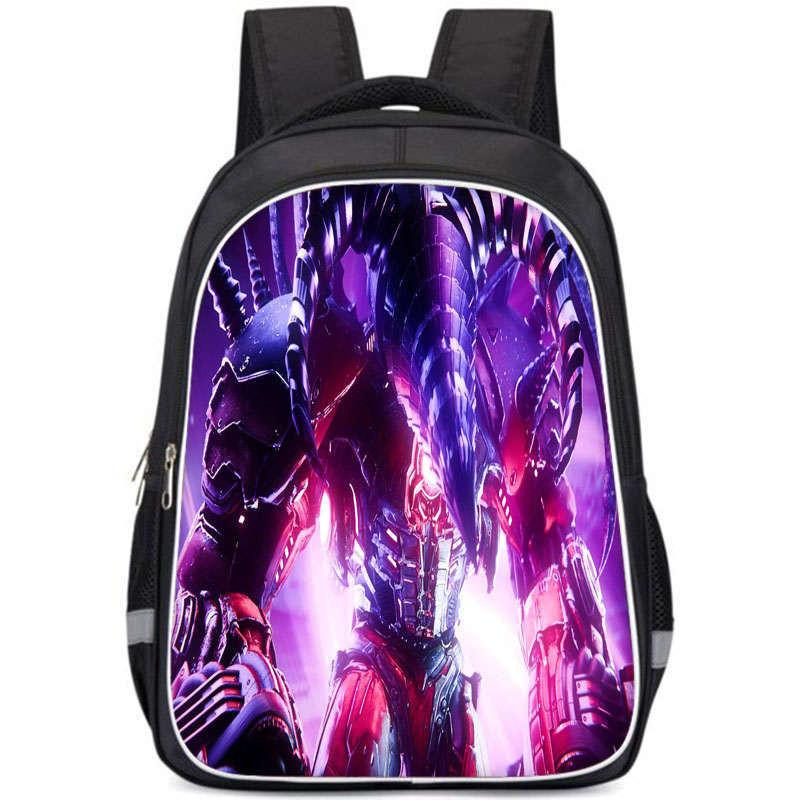 Cartoon Anime Themed Large Capacity Double Layer Backpack For Boys In Oxford Fabric