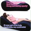 VaHppy "S" Shaped Inflatable Sofa Beds "Sex On Horseback" Individual Airbags Vibrating Undulating 150*61*50CM Handcuffs Included