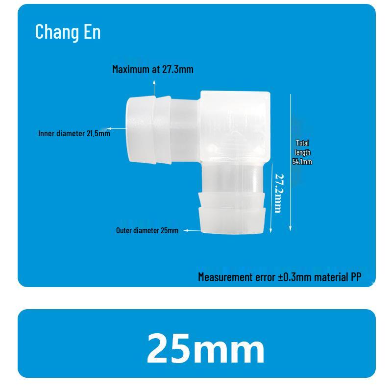 Plastic 90° Hose Connector Elbow Barb