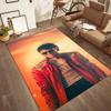 Michael Jackson 77 Floor Rug Office Rug Suitable for Dining Room Study room Kitchen Foyer Anti-slip Rug Anime Office Decor