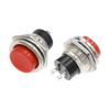 5/20/100Pcs DS-212 16mm Momentary Round Switch Push Button Switch 2Pin ON-OFF Self-reset Switches