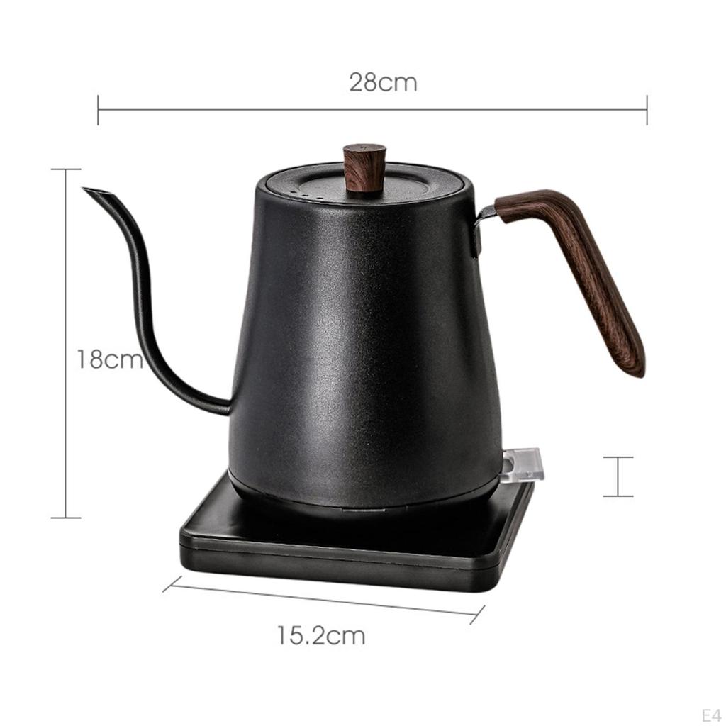 Electric Tea Kettle Leakproof Teapot Fast Boiling for Office Restaurant White