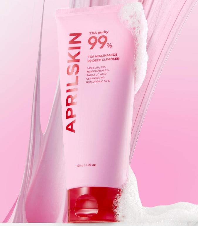 Aprilskin Tranexamic Acid Deep Cleanser 120g – Blackhead Removal & Brightening