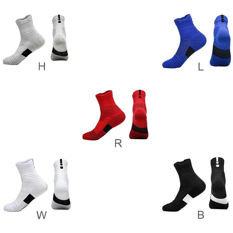 Comfortable Sports Socks Professional Basketball Socks Non-Slip Running Hiking Socks