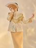 Embroidery Merino Wool Two-Color Double-Sided Coat and Skirt Set in New Chinese Style