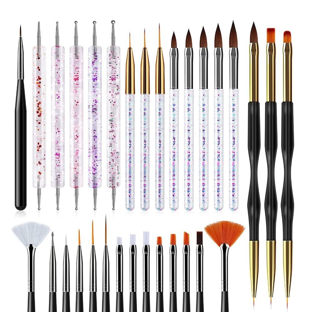 31pcs Liner Brush Nail Art Brush Set Dotting Brush Dotting Brush Professional Use