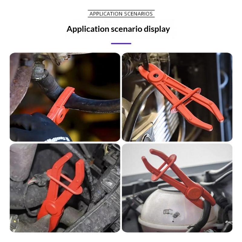 1/3Pcs Brake Fuel Water Line Clamp Plier Hands Free Tool Nylon Hose Clamp Tool Set Car Repair Tools Hose Pliers